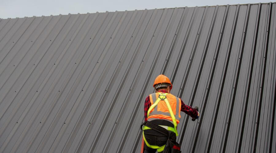 Professional metal roof installation services in Delphos, KS